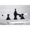 Kingston Brass KC7060PL Vintage 8" Widespread Bathroom Faucet, Matte Black KC7060PL - alternate 4